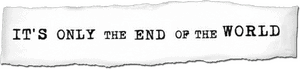 لوگوی رسمی فیلم It's Only the End of the World (2016)