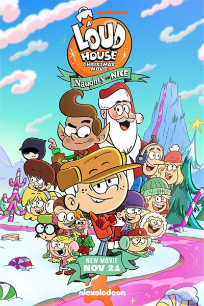 پوستر رسمی فیلم A Loud House Christmas Movie: Naughty or Nice (2025)