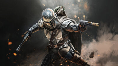 Teaser for The Mandalorian and Grogu
