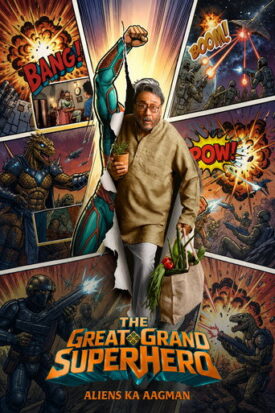 پوستر رسمی فیلم The Great Grand Superhero: Aliens Ka Aagman (2026)