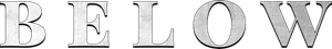 لوگوی رسمی سریال Below (2026)