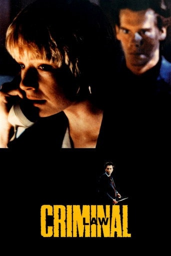 پوستر رسمی فیلم Criminal Law (1988)