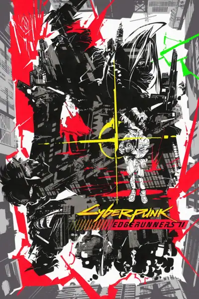 پوستر رسمی انیمه Cyberpunk: Edgerunners (2022)